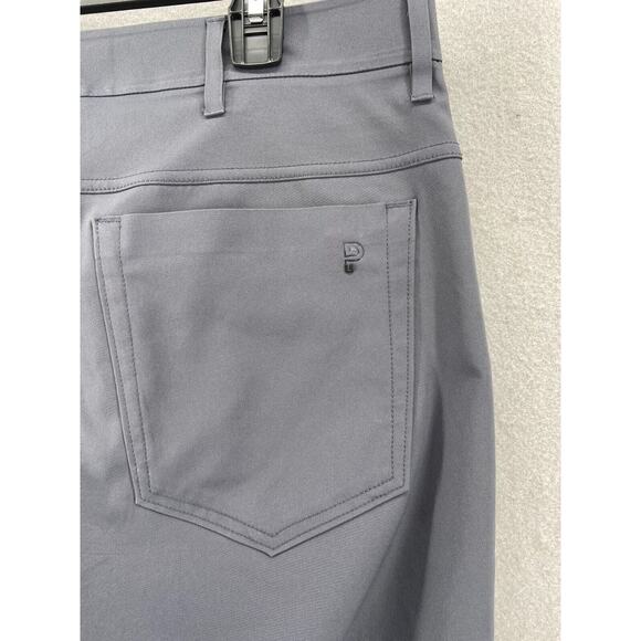 Public Rec Pants Mens 34x34 Gray Work Day Chino 5-Pocket Flat Front Straight Leg - Picture 10 of 14